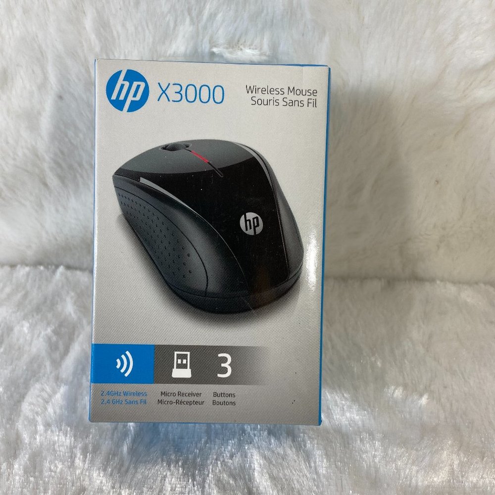 HP x3000 Wireless Mouse- Black NIB